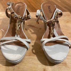 wedges,  white very comfortable